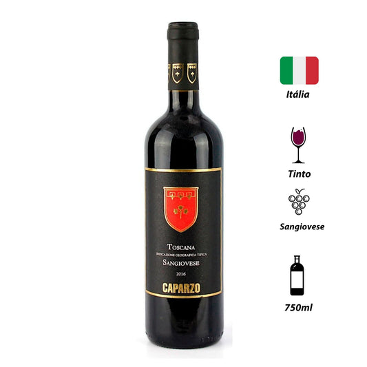 Vinho Tinto Sangiovese Toscana Caparzo 2020