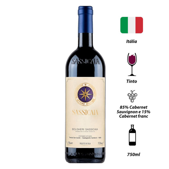 Vinho Tinto Sassicaia 2018