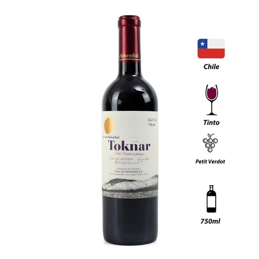 Vinho Tinto Toknar 100% Petit Verdot 2019