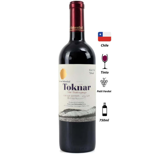 Vinho Tinto Toknar 100% Petit Verdot 2019